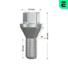 Radschraube Hinterachse Vorderachse OPTIMAL OP-UWB10033-1 Bild Radschraube Hinterachse Vorderachse OPTIMAL OP-UWB10033-1