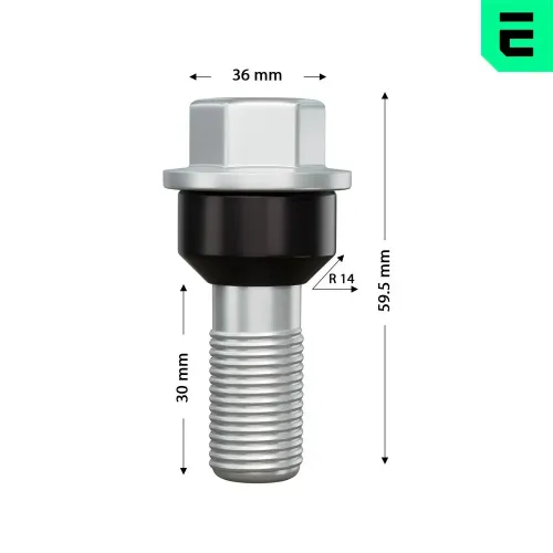 Radschraube Hinterachse Vorderachse OPTIMAL OP-UWB10036-1 Bild Radschraube Hinterachse Vorderachse OPTIMAL OP-UWB10036-1