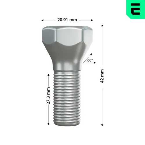 Radschraube Hinterachse Vorderachse OPTIMAL OP-UWB10039-1 Bild Radschraube Hinterachse Vorderachse OPTIMAL OP-UWB10039-1