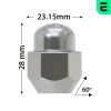 Radmutter Hinterachse Vorderachse OPTIMAL OP-UWN10005-20 Bild Radmutter Hinterachse Vorderachse OPTIMAL OP-UWN10005-20