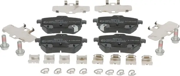 Bremsbelagsatz, Scheibenbremse Hinterachse MAPCO 106001HPS