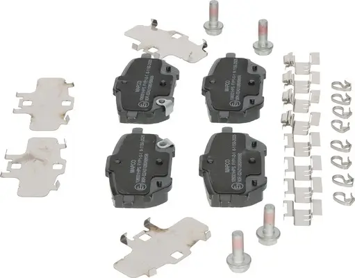 Bremsbelagsatz, Scheibenbremse Hinterachse MAPCO 106001HPS Bild Bremsbelagsatz, Scheibenbremse Hinterachse MAPCO 106001HPS