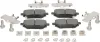 Bremsbelagsatz, Scheibenbremse Hinterachse MAPCO 106001HPS Bild Bremsbelagsatz, Scheibenbremse Hinterachse MAPCO 106001HPS