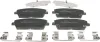 Bremsbelagsatz, Scheibenbremse Vorderachse MAPCO 106003 Bild Bremsbelagsatz, Scheibenbremse Vorderachse MAPCO 106003