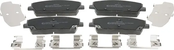 Bremsbelagsatz, Scheibenbremse Vorderachse MAPCO 106003HPS