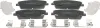 Bremsbelagsatz, Scheibenbremse Vorderachse MAPCO 106003HPS Bild Bremsbelagsatz, Scheibenbremse Vorderachse MAPCO 106003HPS