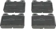 Bremsbelagsatz, Scheibenbremse Vorderachse MAPCO 106005