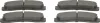 Bremsbelagsatz, Scheibenbremse Vorderachse MAPCO 106008 Bild Bremsbelagsatz, Scheibenbremse Vorderachse MAPCO 106008