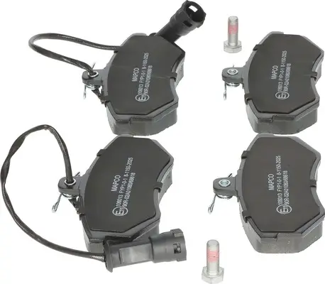 Bremsbelagsatz, Scheibenbremse Vorderachse MAPCO 106013 Bild Bremsbelagsatz, Scheibenbremse Vorderachse MAPCO 106013