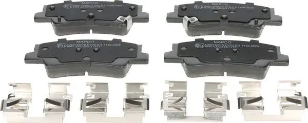 Bremsbelagsatz, Scheibenbremse Hinterachse MAPCO 106015HPS