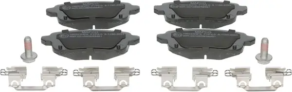 Bremsbelagsatz, Scheibenbremse Hinterachse MAPCO 106023HPS