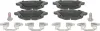 Bremsbelagsatz, Scheibenbremse Hinterachse MAPCO 106023HPS