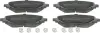 Bremsbelagsatz, Scheibenbremse Vorderachse MAPCO 106065 Bild Bremsbelagsatz, Scheibenbremse Vorderachse MAPCO 106065