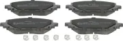 Bremsbelagsatz, Scheibenbremse Vorderachse MAPCO 106065