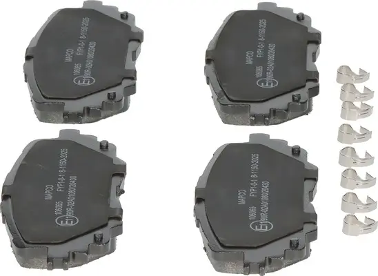 Bremsbelagsatz, Scheibenbremse Vorderachse MAPCO 106065 Bild Bremsbelagsatz, Scheibenbremse Vorderachse MAPCO 106065