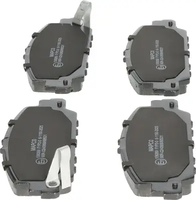 Bremsbelagsatz, Scheibenbremse Vorderachse MAPCO 106069 Bild Bremsbelagsatz, Scheibenbremse Vorderachse MAPCO 106069