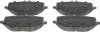 Bremsbelagsatz, Scheibenbremse Hinterachse MAPCO 106070 Bild Bremsbelagsatz, Scheibenbremse Hinterachse MAPCO 106070