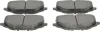 Bremsbelagsatz, Scheibenbremse Hinterachse MAPCO 106070 Bild Bremsbelagsatz, Scheibenbremse Hinterachse MAPCO 106070