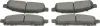 Bremsbelagsatz, Scheibenbremse Vorderachse MAPCO 106074 Bild Bremsbelagsatz, Scheibenbremse Vorderachse MAPCO 106074