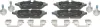 Bremsbelagsatz, Scheibenbremse Vorderachse MAPCO 106079 Bild Bremsbelagsatz, Scheibenbremse Vorderachse MAPCO 106079