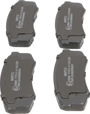 Bremsbelagsatz, Scheibenbremse Hinterachse MAPCO 106081 Bild Bremsbelagsatz, Scheibenbremse Hinterachse MAPCO 106081