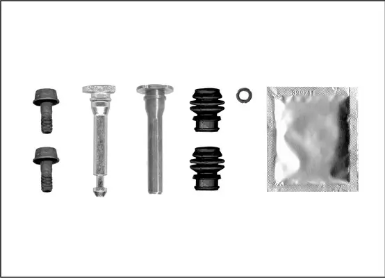 Führungshülsensatz, Bremssattel Vorderachse MAPCO 146125