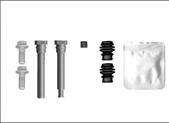 Führungshülsensatz, Bremssattel Vorderachse MAPCO 146155