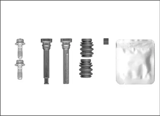 Führungshülsensatz, Bremssattel Vorderachse MAPCO 146158