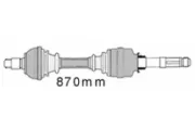 Antriebswelle MAPCO 16421