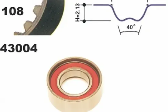 Zahnriemensatz MAPCO 23004 Bild Zahnriemensatz MAPCO 23004