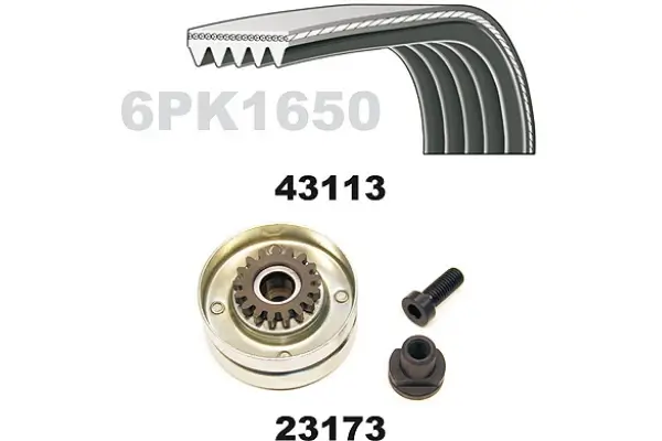Keilrippenriemensatz MAPCO 23113