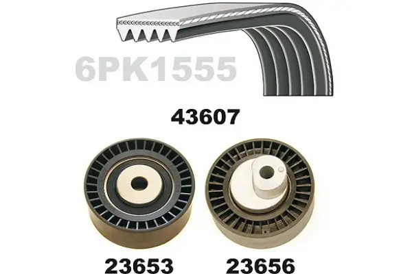 Keilrippenriemensatz MAPCO 23607