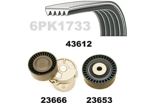 Keilrippenriemensatz MAPCO 23616