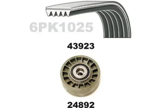 Keilrippenriemensatz MAPCO 23924 Bild Keilrippenriemensatz MAPCO 23924