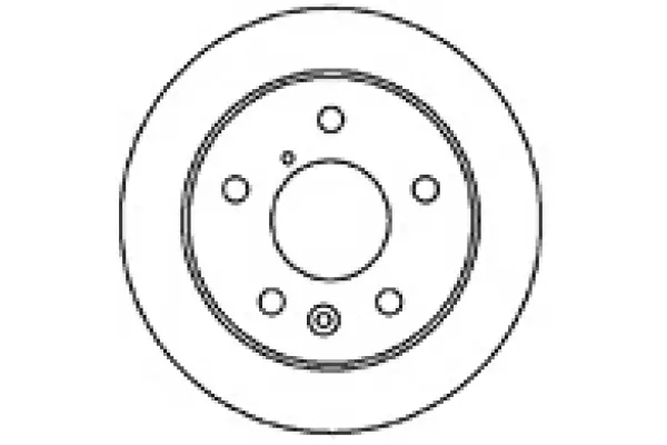 Bremsscheibe Hinterachse MAPCO 25537