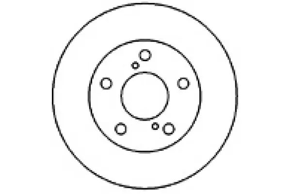 Bremsscheibe Vorderachse MAPCO 25566
