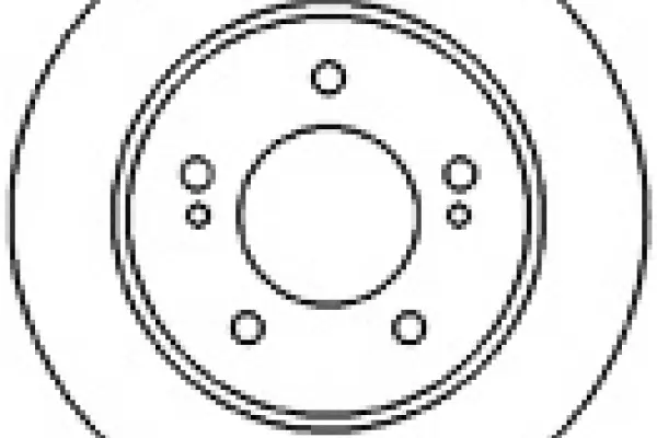 Bremsscheibe Hinterachse MAPCO 45514