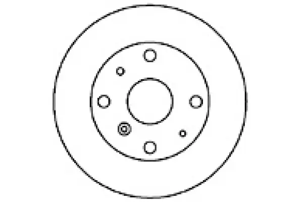 Bremsscheibe Vorderachse MAPCO 45532