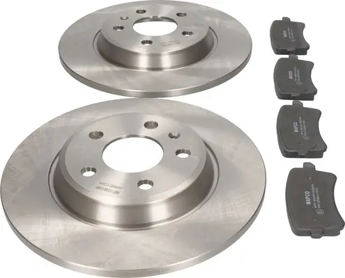 Bremsensatz, Scheibenbremse Hinterachse MAPCO 47904 Bild Bremsensatz, Scheibenbremse Hinterachse MAPCO 47904