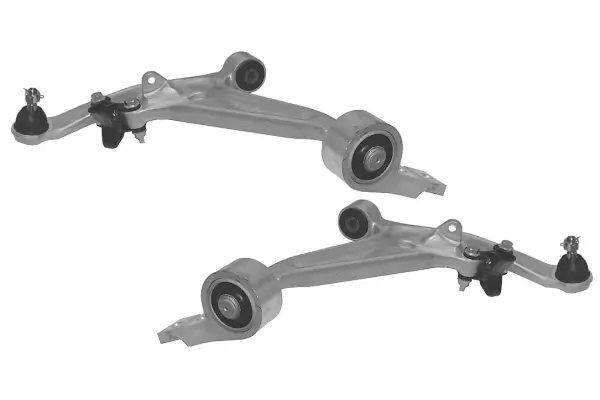 Lenkersatz, Radaufhängung Vorderachse links Vorderachse rechts unten MAPCO 53284