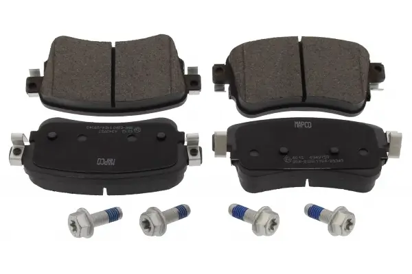 Bremsbelagsatz, Scheibenbremse Hinterachse MAPCO 6012