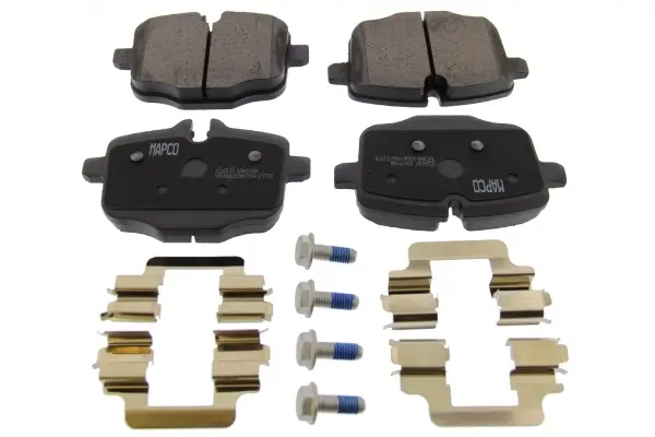 Bremsbelagsatz, Scheibenbremse Hinterachse MAPCO 6033