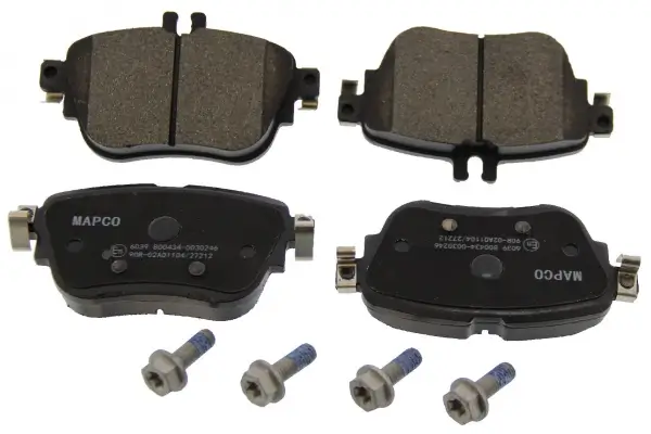 Bremsbelagsatz, Scheibenbremse Hinterachse MAPCO 6039