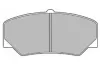 Bremsbelagsatz, Scheibenbremse Vorderachse MAPCO 6274