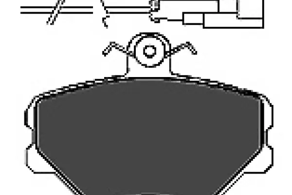 Bremsbelagsatz, Scheibenbremse Vorderachse MAPCO 6292