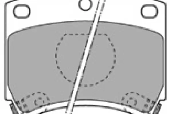 Bremsbelagsatz, Scheibenbremse MAPCO 6334