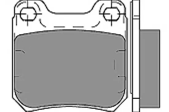 Bremsbelagsatz, Scheibenbremse Hinterachse MAPCO 6357 Bild Bremsbelagsatz, Scheibenbremse Hinterachse MAPCO 6357