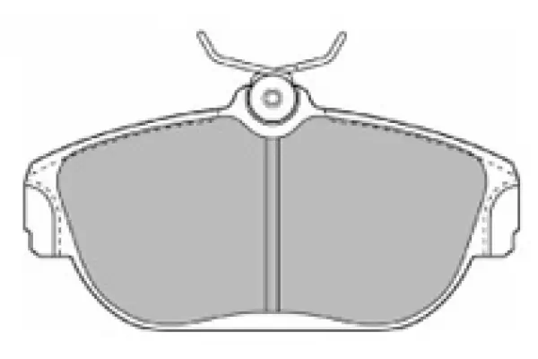 Bremsbelagsatz, Scheibenbremse Vorderachse MAPCO 6366