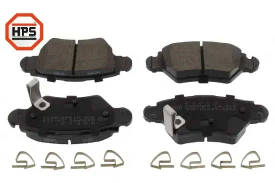 Bremsbelagsatz, Scheibenbremse Hinterachse MAPCO 6480HPS Bild Bremsbelagsatz, Scheibenbremse Hinterachse MAPCO 6480HPS