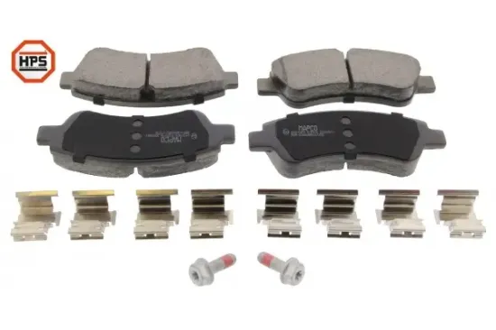 Bremsbelagsatz, Scheibenbremse Vorderachse MAPCO 6537HPS Bild Bremsbelagsatz, Scheibenbremse Vorderachse MAPCO 6537HPS